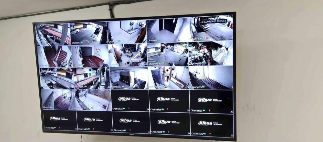 Panel de monitoreo de videovigilancia