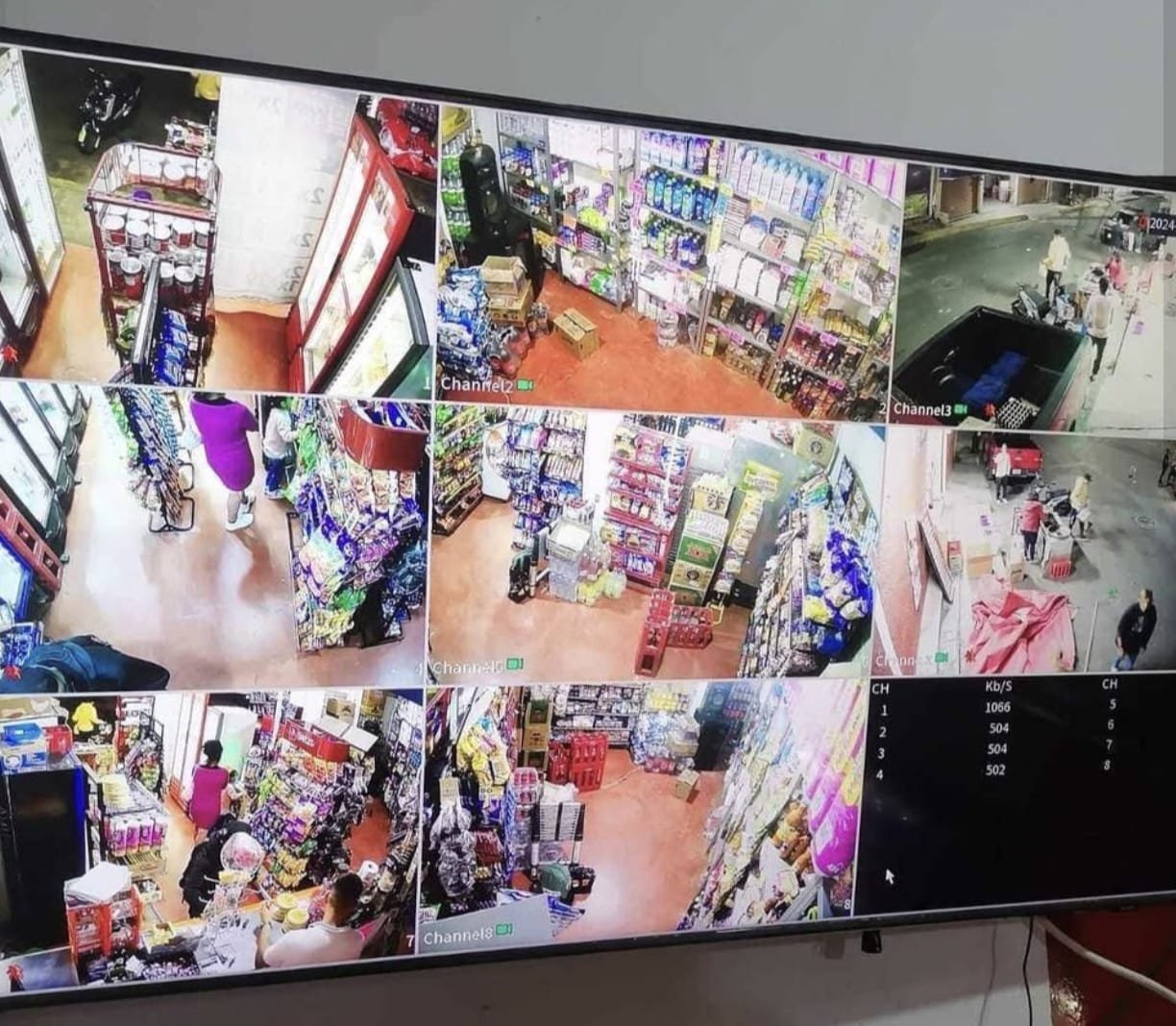 Sistema de cámaras en comercio