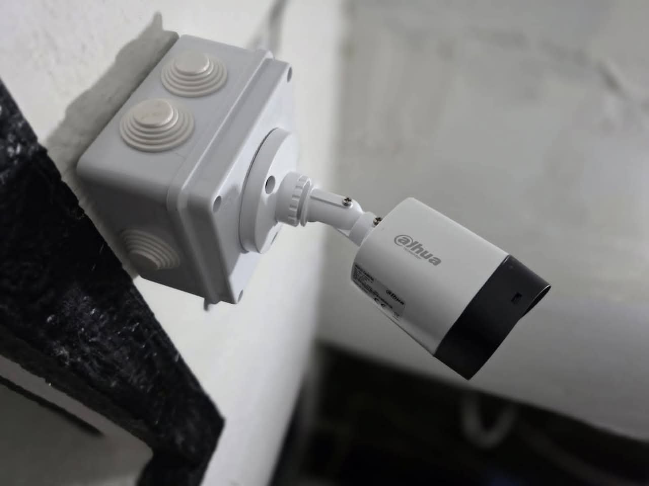 Cámara instalada en interior